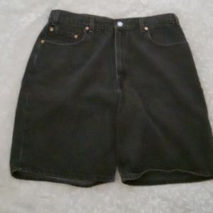 SHORTS, Levi's,  550 RF, Men's W36, Black, Denim